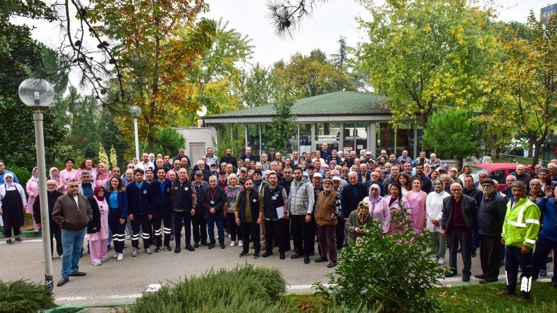Deprem tatbikatı bu sefer huzurevinde idi...