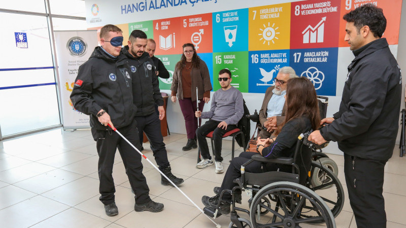 Afetlerde engelli güvenliği için Bursa’dan örnek uygulama