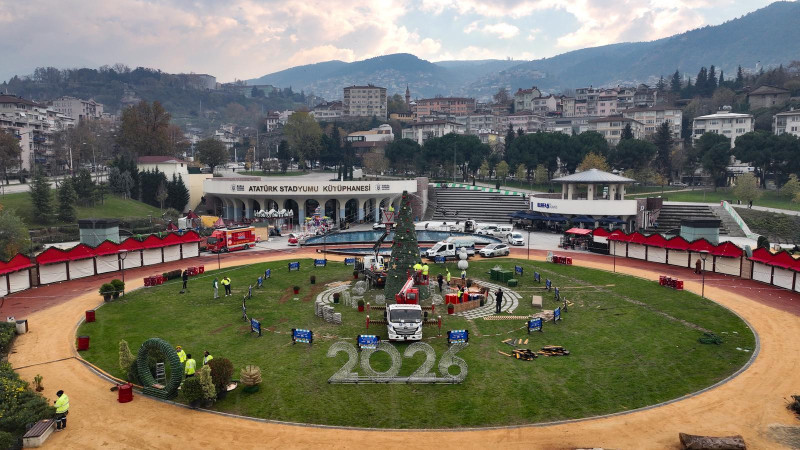 Bursa Yeni Yıl Meydanı 13 Aralık’ta kapılarını açıyor