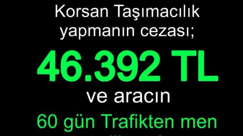 Taksiciler, korsan taşımacılığa karşı mücadele başlattılar.