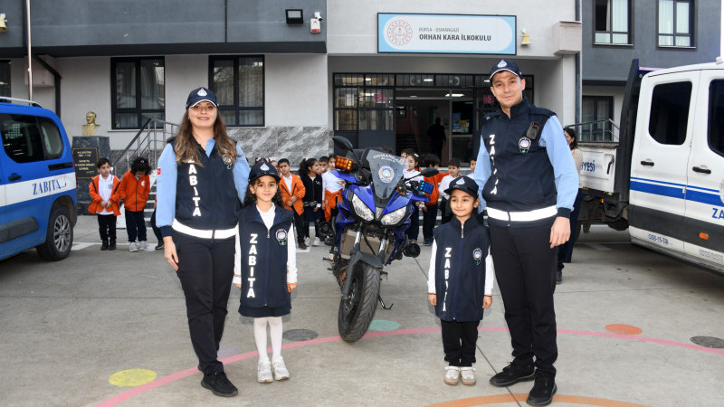 Osmangazi'de miniklerden zabıta anonsu